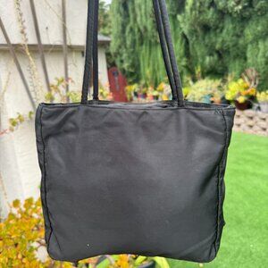 Vintage Prada Nylon Tote in Black